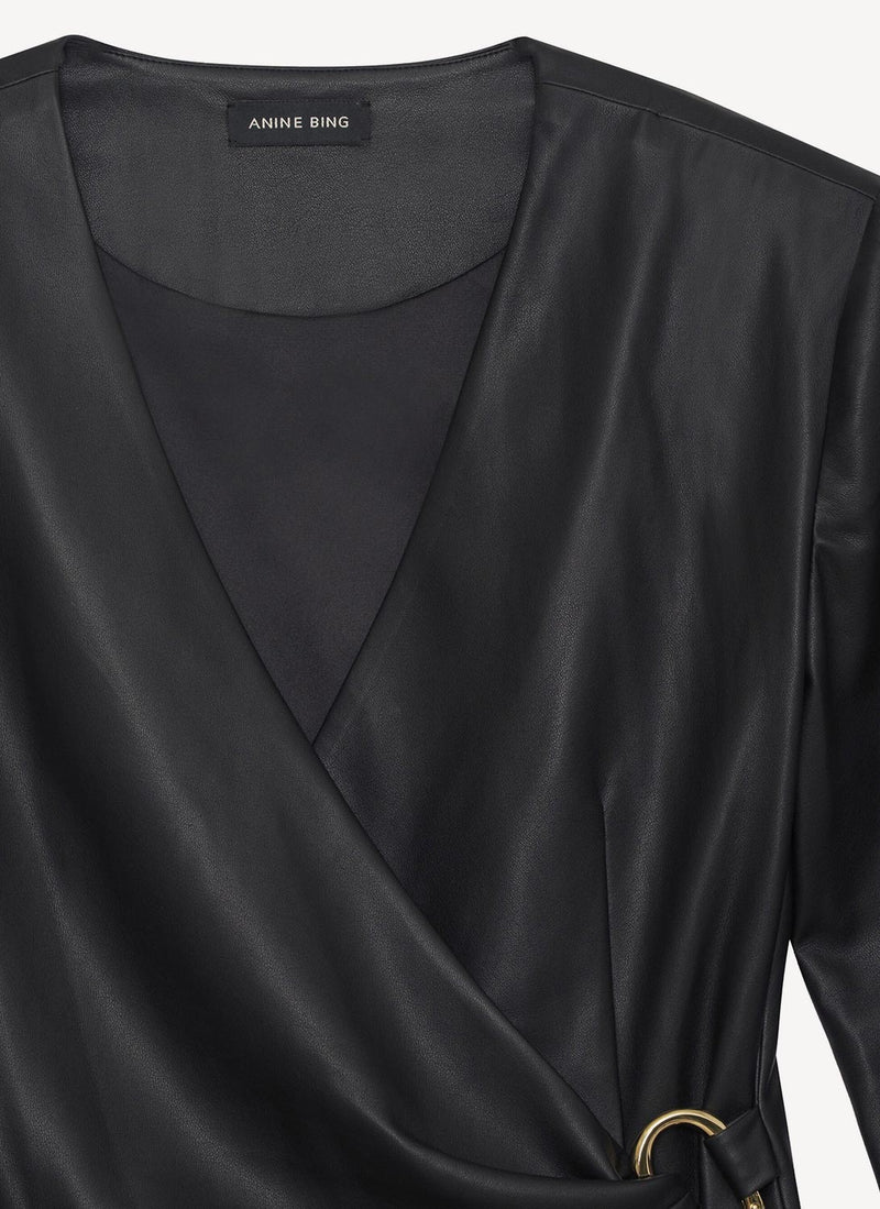 Anine Bing - Robe Joey - Noir - Femme