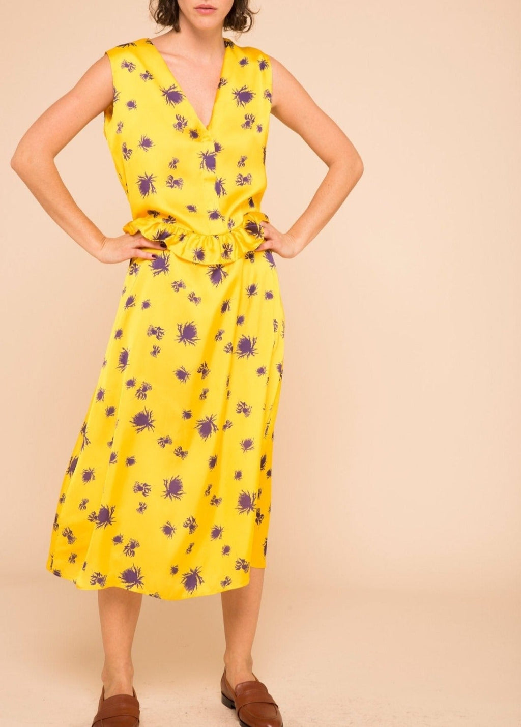 Modetrotter - Robe Lanzo Tumel - Jaune