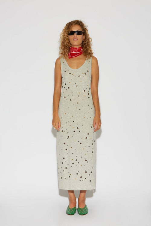 LIPA STUDS DRESS - ROSEANNA
