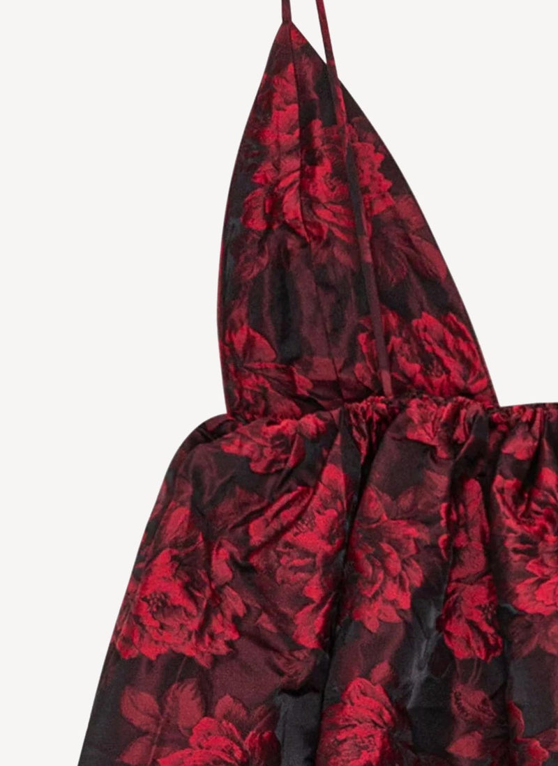 Sélection PAP Luxe - Ganni - Vestido - Rojo - Mujer