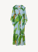 Farm Rio - Robe Longue Fresh Bananas - Blue - Femme