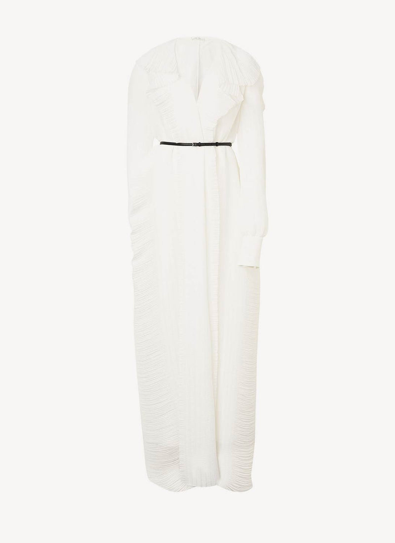 The Row - Robe Longue Hania - White - Femme