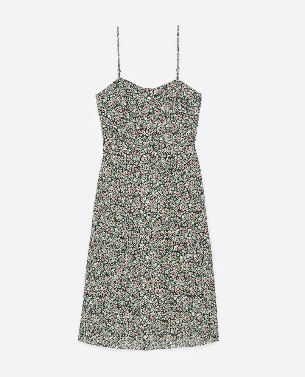 Long Flowy Sleeveless Printed Dress - Women