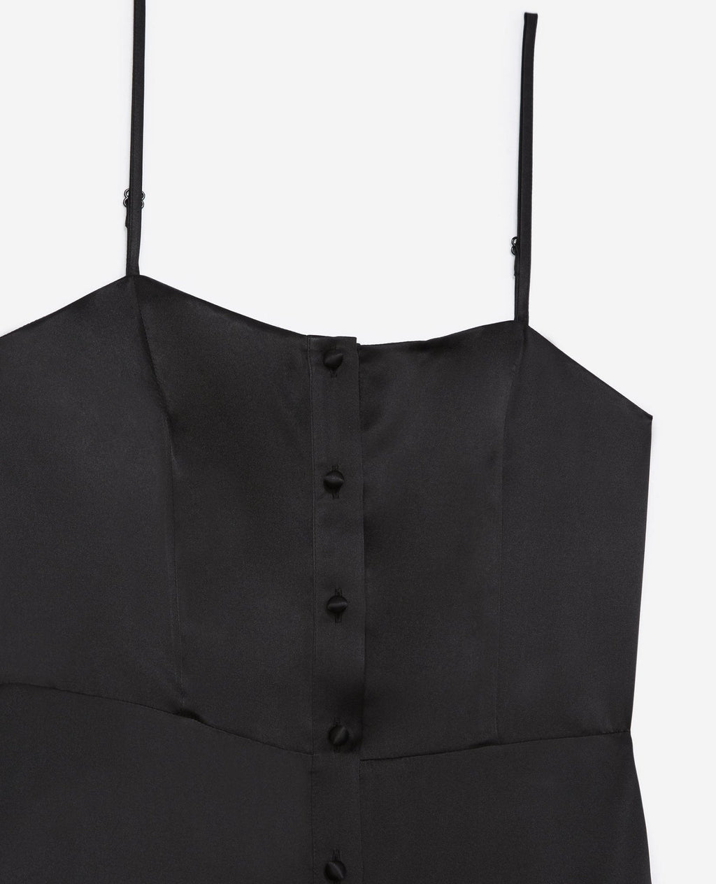 The Kooples - Long Black Sleeveless Buttoned Dress - Women
