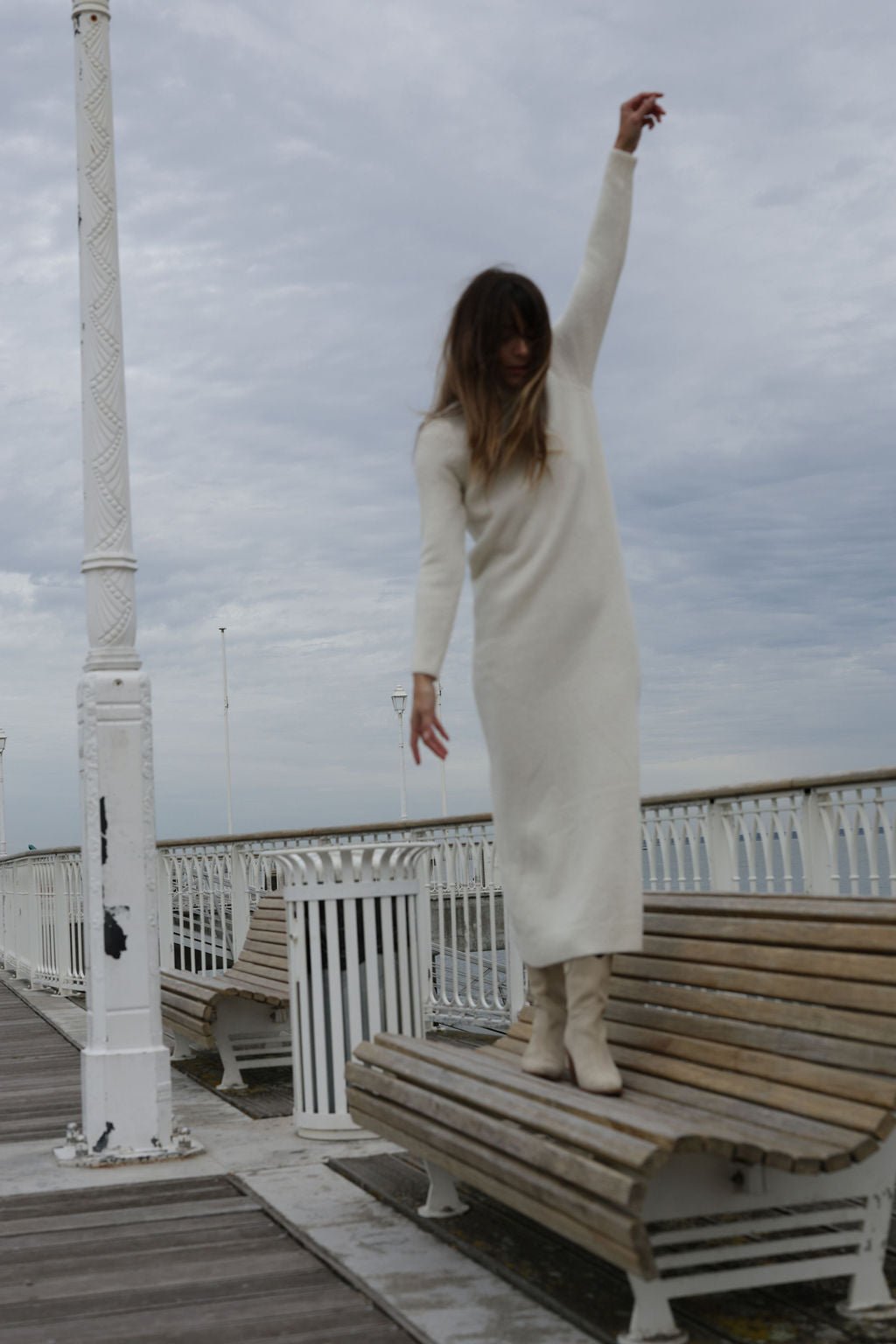 Plume Paris - Uma Knit Dress - Ecru