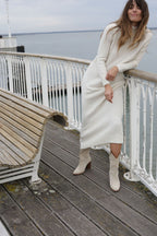 Plume Paris - Uma Knit Dress - Ecru