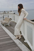 Plume Paris - Uma Knit Dress - Ecru