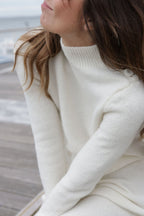 Plume Paris - Uma Knit Dress - Ecru