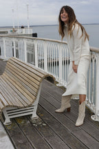 Plume Paris - Uma Knit Dress - Ecru