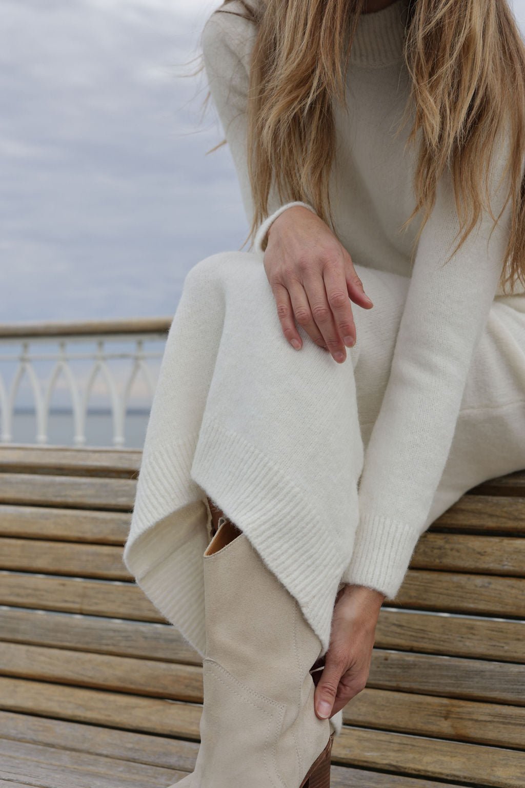 Plume Paris - Uma Knit Dress - Ecru