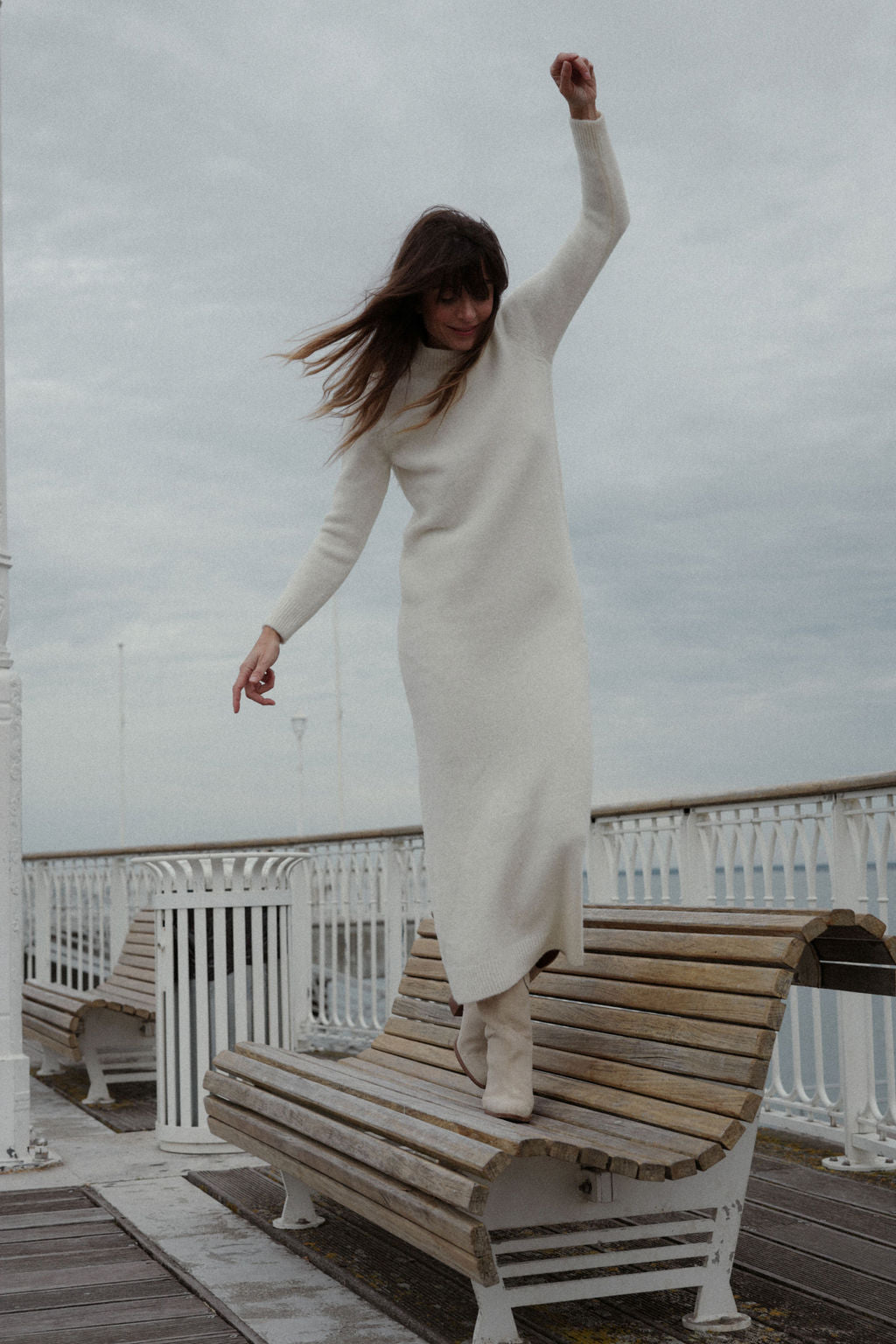Plume Paris - Uma Knit Dress - Ecru