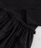 Long-Sleeved Dress - Black / Gold - Women
