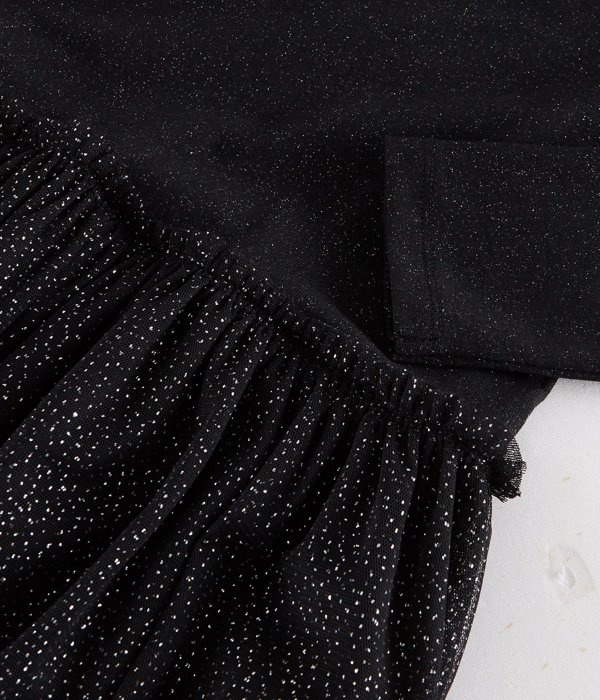Long-Sleeved Dress - Black / Gold - Women