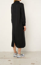American Vintage - Robe ML Col Montant - Noir - Femme