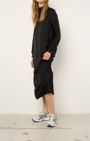 American Vintage - Vestido LS con cuello alto - Negro - Mujer