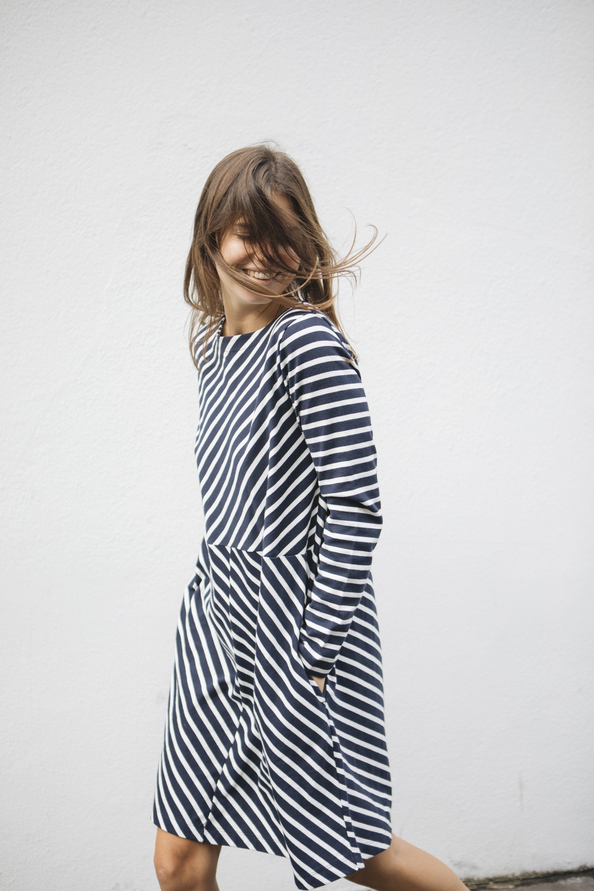 Vestido de Manga Larga - Mujer