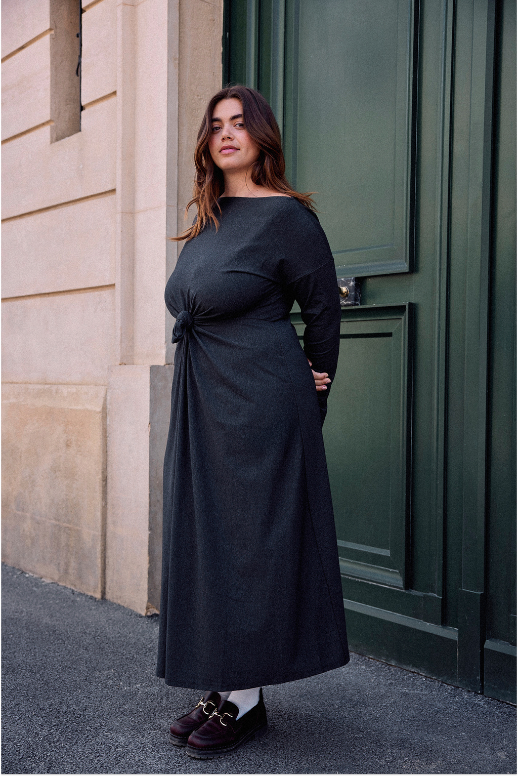 ROBE ANNIE GRIS