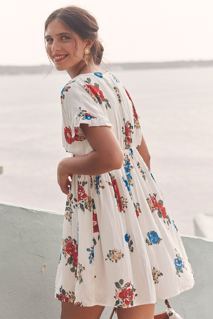 MANELLE FLORES DRESS