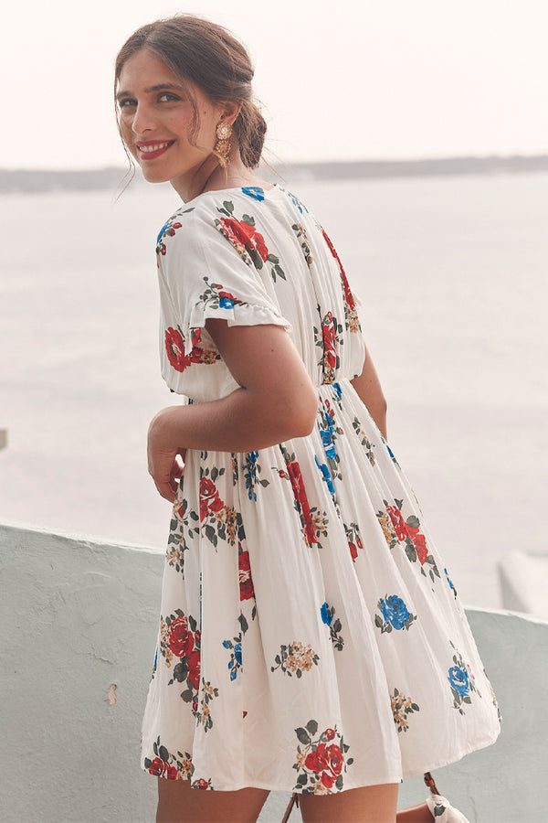 ROBE MANELLE FLORES