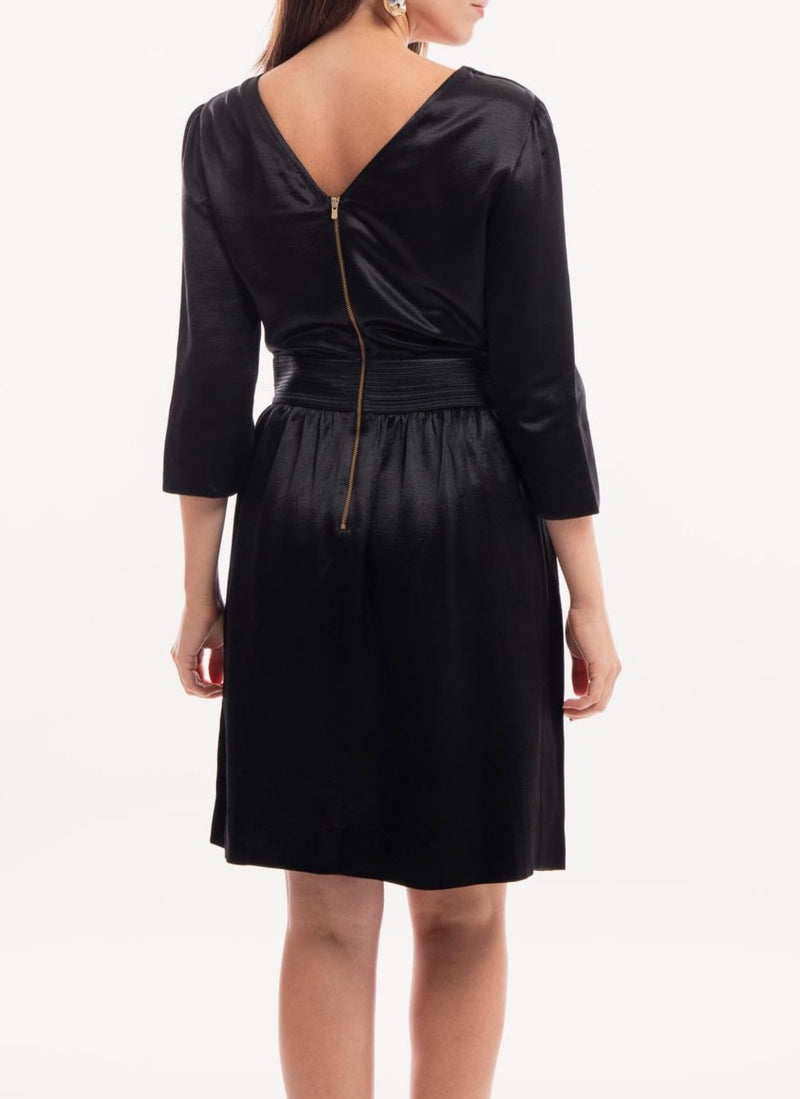 Caroll - Robe Marina - Noir Uni - Femme