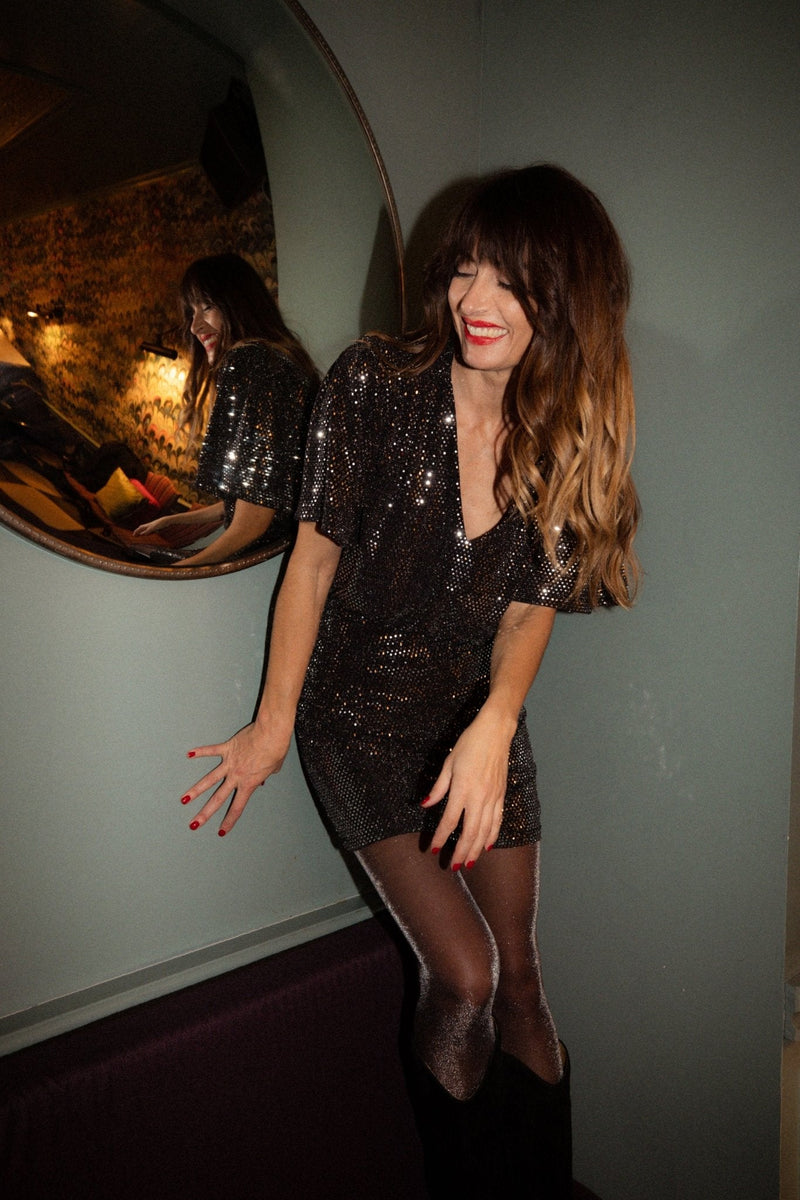 Plume Paris - Vestido Marnie - Lentejuelas
