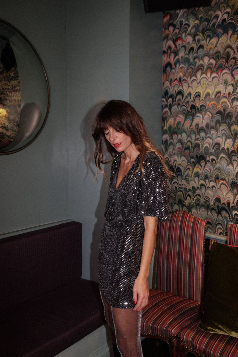 Plume Paris - Vestido Marnie - Lentejuelas