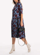 Marni - Robe Mi-Longue Plissée - Light Navy - Femme