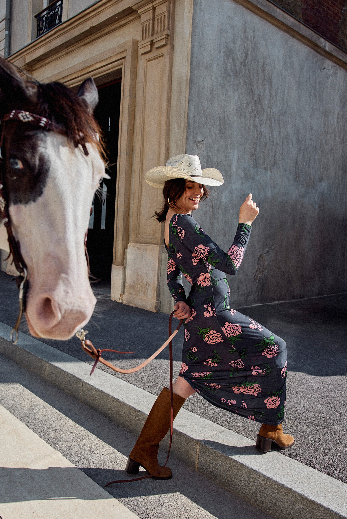 ROBE MADISON FLEURS CHATEAU