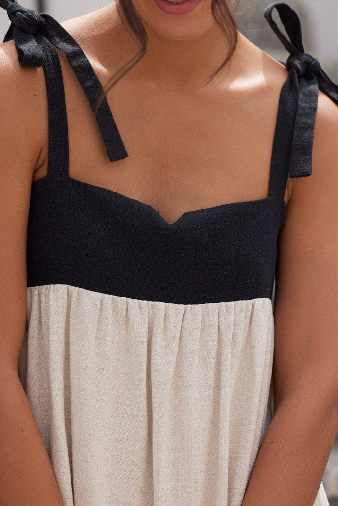Vestido Nélia Bicolor