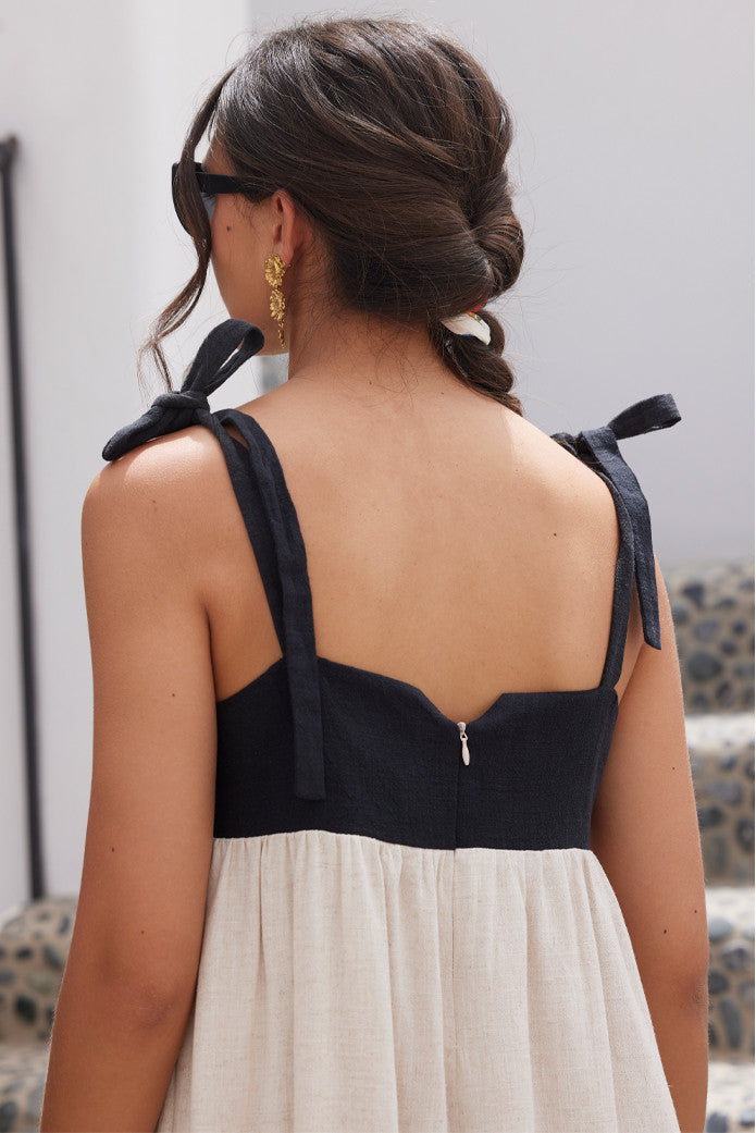 Vestido Nélia Bicolor