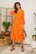 Robe - Orange - Femme