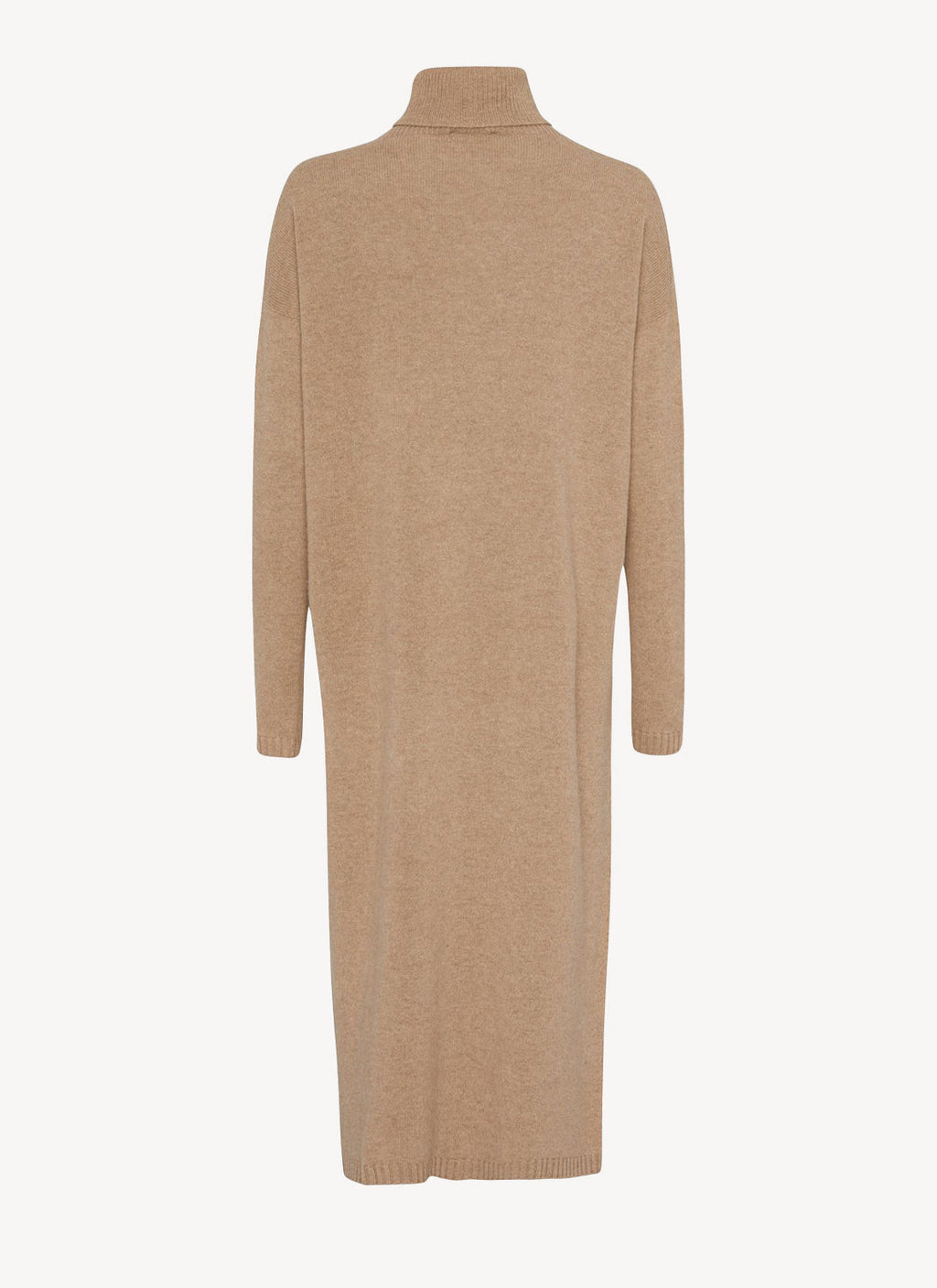 Max Mara - Vestido Jersey Midi de Cuello Vuelto Derrik - Beige - Mujer