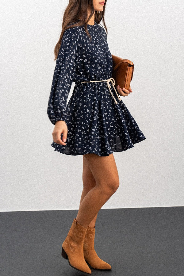 ROBE RADIA IMPRIMÉ PENTO MARINE