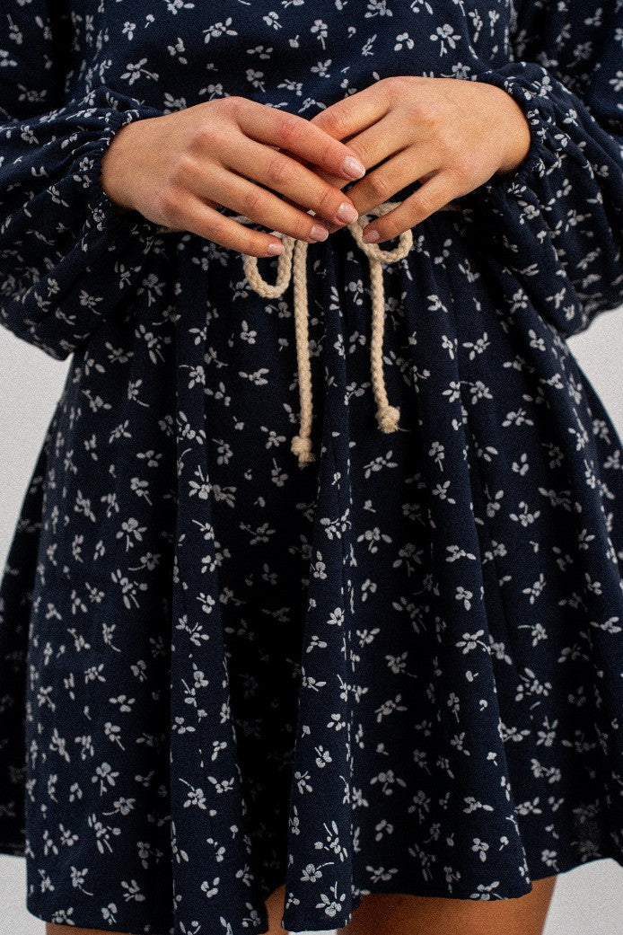 ROBE RADIA IMPRIMÉ PENTO MARINE