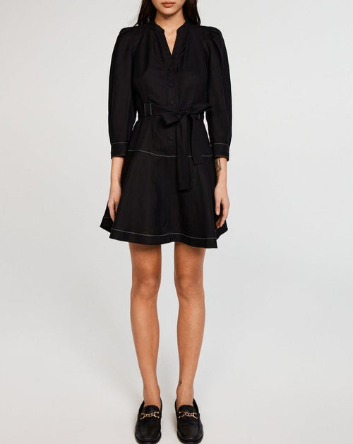 Claudie Pierlot - Vestido Ramille - Negro