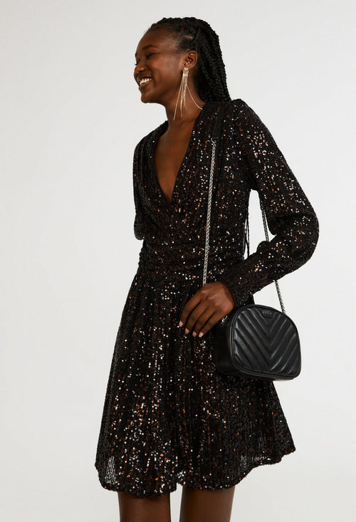Claudie Pierlot - Vestido Rela - Negro