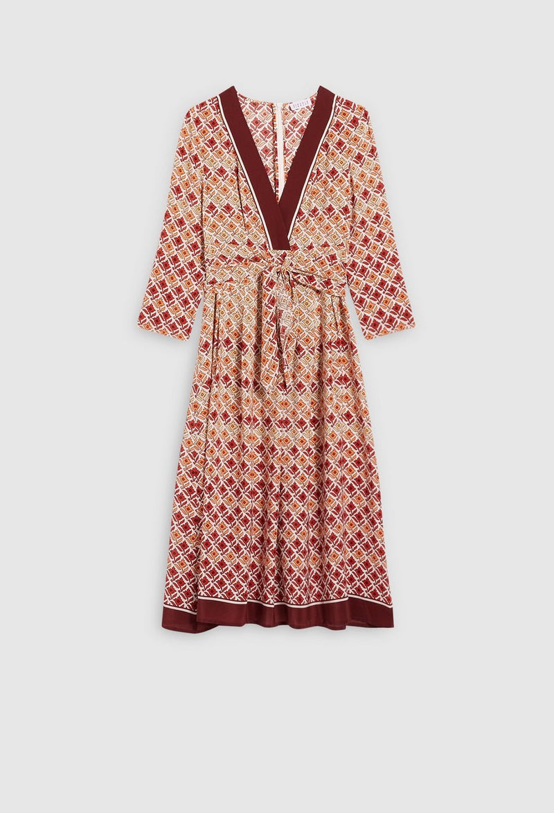Robe C&T - Relia - Print Fonce