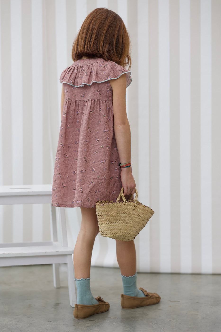 Robe Renée - Enfant Fille - Vieux Rose
