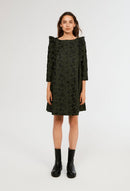 Claudie Pierlot - Vestido bordado Rififi - Verde bosque