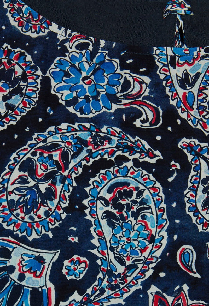 Claudie Pierlot - Vestido C&T - Rififi Paisley - Estampado oscuro