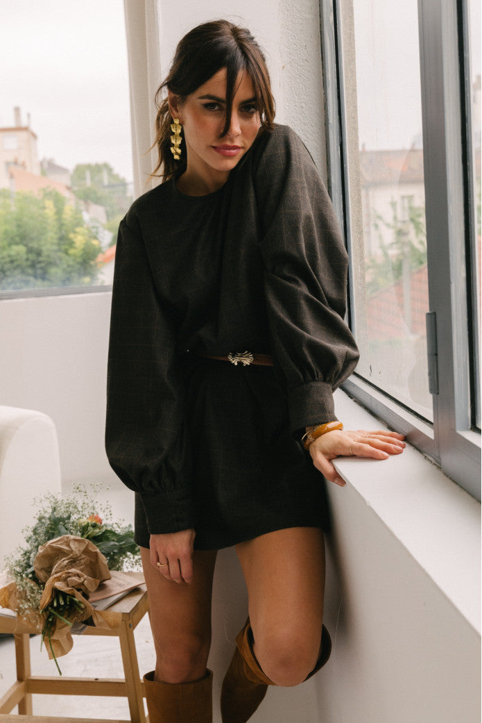 Vestido Rinto Carreaux Gallois