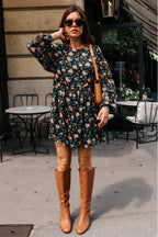 Vestido Rivari Imprime Giverny