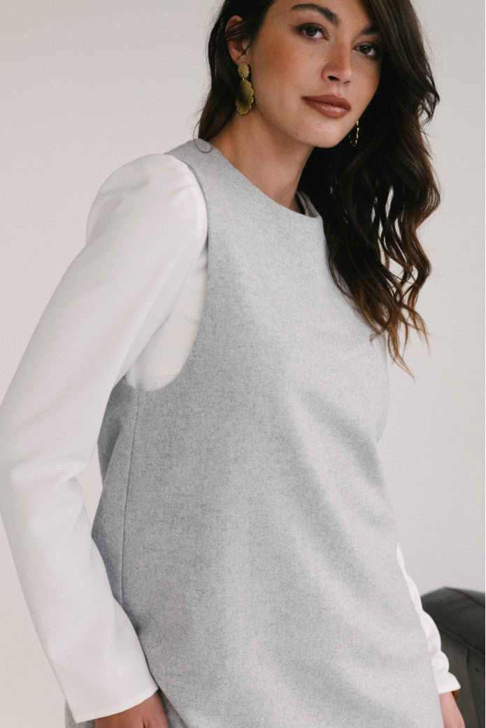 Vestido Romine Laine Grise