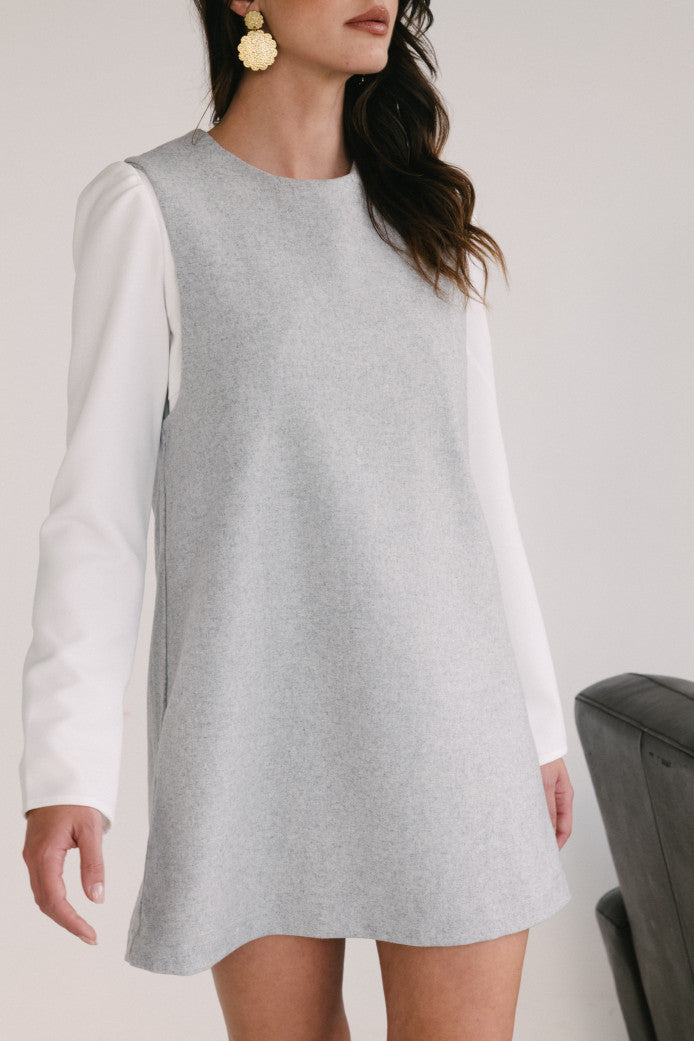 Vestido Romine Laine Grise