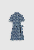 Claudie Pierlot - Vestido C&T - Rosaco - Estampado oscuro