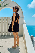 Vestido Roubaba Lino Noir