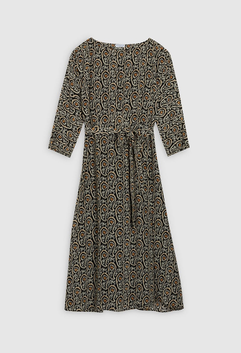Claudie Pierlot - Vestido Rulia - Estampado oscuro