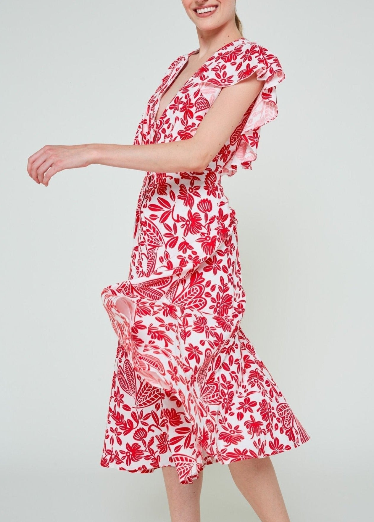 Modetrotter - Robe Salome Fokis - Rouge