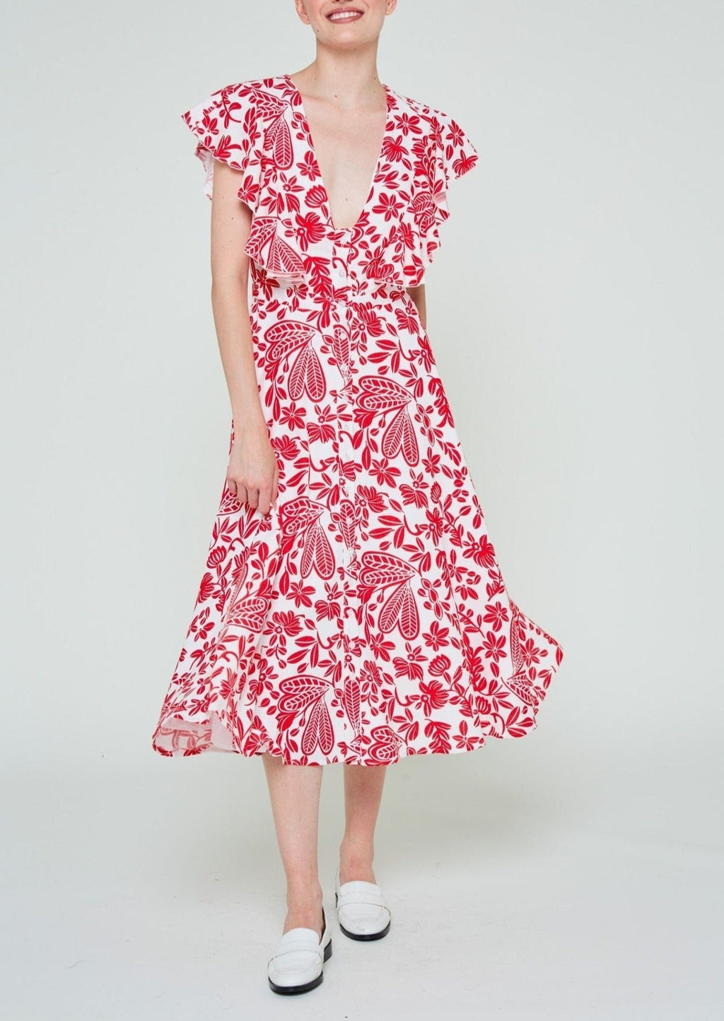 Modetrotter - Robe Salome Fokis - Rouge