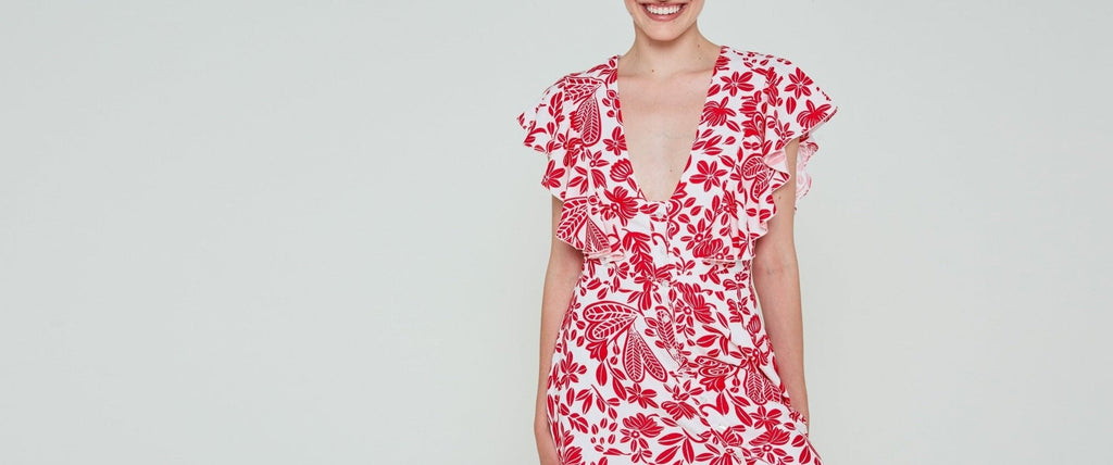 Modetrotter - Robe Salome Fokis - Rouge